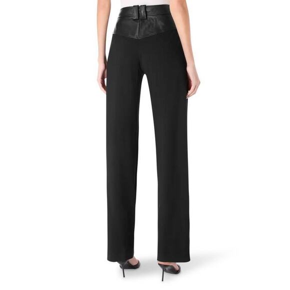 Christopher Esber Maverick Leather Waist Trouser in Black AU 10 US 6 - Picture 2 of 4